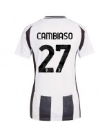 Juventus Andrea Cambiaso #27 Domácí Dres pro Dámské 2024-25 Krátký Rukáv